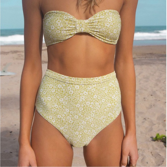 Billabong Other - Billabong Little Whispers bikini top and high waisted bottoms.